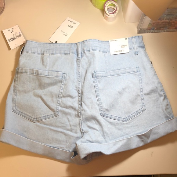 Forever 21 High Rise Cuffed Shorts - Picture 2 of 2